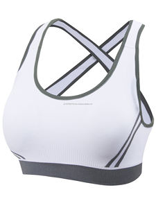 Vente en gros de vêtements de fitness pour femmes, hauts de soutien-gorge de yoga en cours d'exécution avec logo personnalisé, soutien-gorge de sport pour femmes - Product Image 5