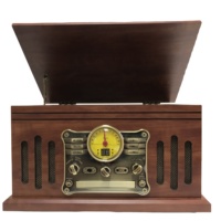Table rotatives en vinyle avec USB SD, pouces, lecteur de Gramophone sans fil avec CD, enregistreur de Cassette, radio fm