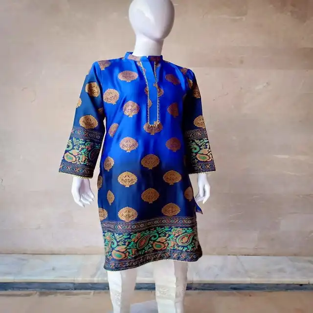 pakistani silk tunic ladies silk kurti ladies block print kurti