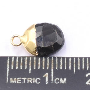 ไฮเปอร์สเทน ขนาด 12 ถึง 14 มม. พร้อมห่วงรูปไข่ ชุบทอง สำหรับทำเครื่องประดับ - Product Image 2