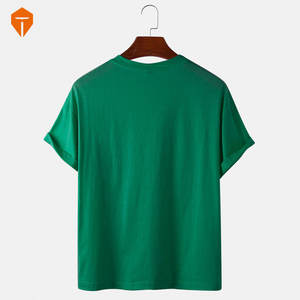 Mens Cartoon Dog Embroidered Casual Loose Light Round Neck T-Shirts - Product Image 2