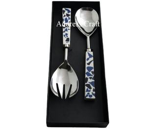 2025 cuillères à salade en bois à la mode outils de qualité articles fiables ensemble de serveurs à salade outils à salade de qualité supérieure ustensiles de cuisine - Product Image 1