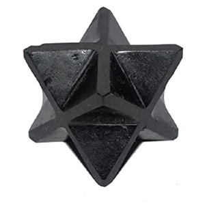 Cristal naturel de géométrie sacrée de pierre de Merkaba d'améthyste pour la guérison de Reiki - Product Image 1