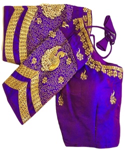 เสื้อเบลาส์แบบเย็บปักสำหรับผู้หญิงอินเดียเสื้อผ้าสำเร็จรูปงานปาร์ตี้ - Product Image 1