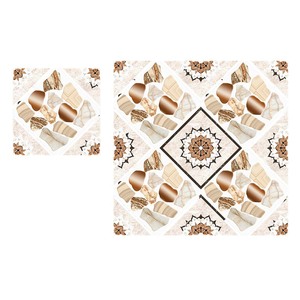 Azulejos de pared Pisos Antideslizante Porcelana Flor Azulejo de piso de cerámica 40x40cm - Product Image 2