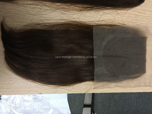 Việt nam tóc thẳng 4x4 ren đóng cửa 100 phần trăm trinh nữ Remy lớp biểu bì phù hợp con người nguyên giá bán buôn - Product Image 3