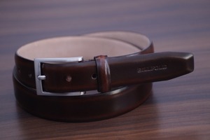 Ceinture en cuir PU de couleur marron, design personnalisé tendance, ceinture tressée extensible de haute qualité pour homme, design Olivia, usage quotidien - Product Image 6