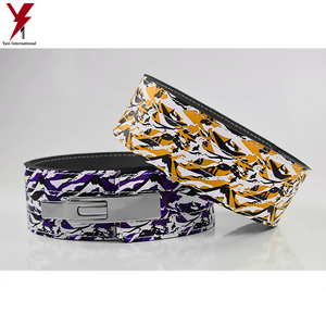 Squat ceinture de levage de poids de force de support dédié fitness haltérophilie en cuir microfibre tirer protection ceinture - Product Image 6