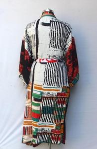 Robe Kimono imprimée de qualité supérieure, Patchwork décontracté, Sari en soie, Cover-up de plage, Robe de bain, Kimono Kaftan indien - Product Image 2