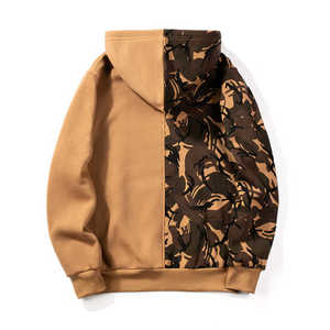 <b>Men's</b> Camouflage Hoodie Regular Fit Cotton French Terry Casual Hooded Sweatshirt With Pocket Autumn Style - Product Image 4