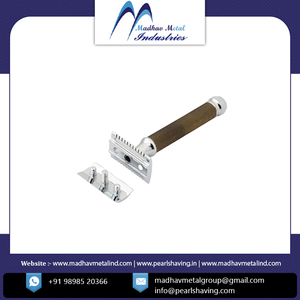 มีดโกนหนวดแบบปรับได้สองคมสำหรับผู้ชาย ยี่ห้อเพิร์ล พร้อมด้ามจับที่ดีที่สุด - Product Image 4