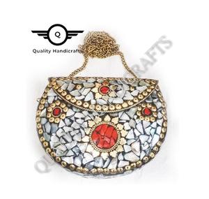 Nouvelle pochette en bois en nacre de conception améliorée, cadeau de serpillière fabriqué en inde par un artisanat de qualité - Product Image 2