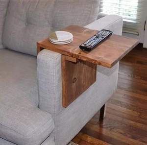 Beau canapé accoudoir table canapé accoudoir Offre Spéciale haut de gamme bambou accoudoir protecteur canapé bras plateau Table accoudoir - Product Image 3