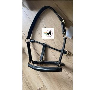 Licol de luxe en cuir anatomique pour cheval avec muserolle conique, rembourrage doux, collier de tête équestre, licol d'entraînement en cuir souple - Product Image 3