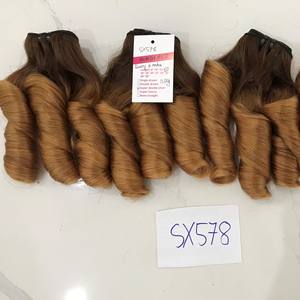 Neelook — refroidisseur avec Extension de cheveux ondulés, reflets rebondissants, chevelure 100% véritable, qualité No1, vente en gros - Product Image 5