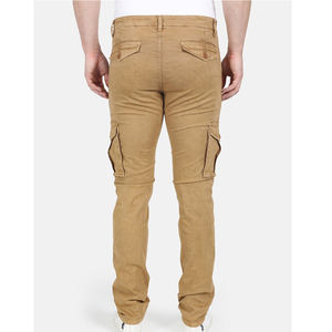 Pantalones de jogging de algodón para hombre, joggers, pantalones cargo con bolsillos laterales y bolsillos traseros - Product Image 3