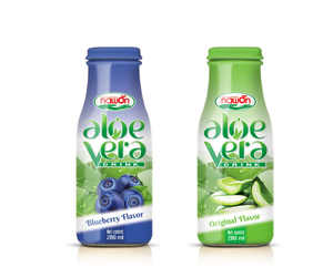 NAWON OEM Purée de jus d'aloe vera 280ml en bouteille de verre avec grenade, fruit de la passion, mangue et corossol 10 Brix - Fournisseur en gros - Product Image 5