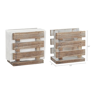 Servilletero de madera con estilo hecho a mano de nueva moda india y soporte para pañuelos de papel calidad súper fina embalaje al por mayor en cajas de cartón - Product Image 4