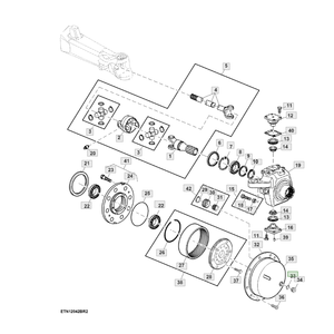 Disque de pièce de tracteur JD JohnDeere avec numéro de pièce L157598 pour les fermes, nouvelles et d'occasion. - Product Image 1