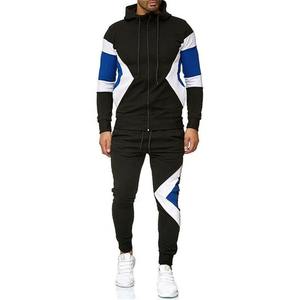Survêtement homme ajouré personnalisé de haute qualité, vêtement de Jogging, costume de sport décontracté - Product Image 3