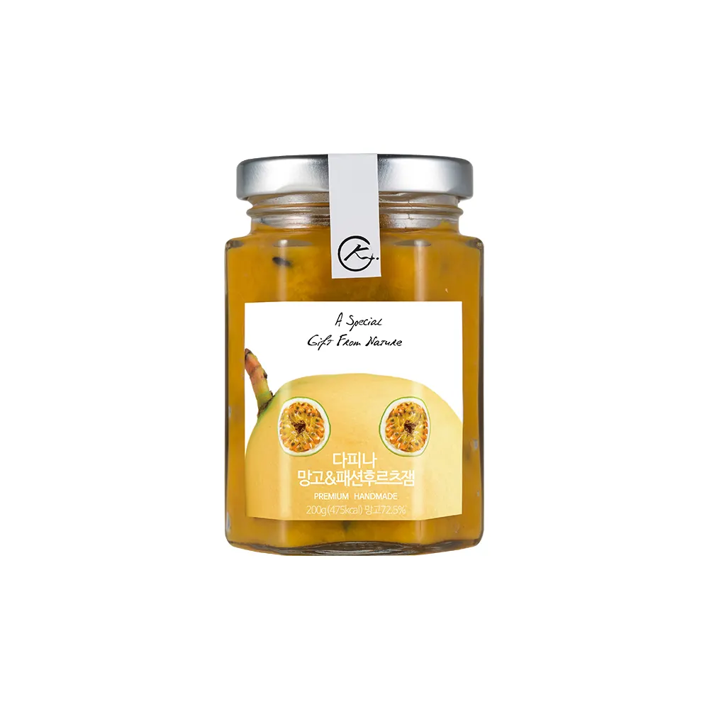 Premium handgemachte Marmelade mit natürlichen Zutaten Mango & Passions frucht konserven Made in Korea