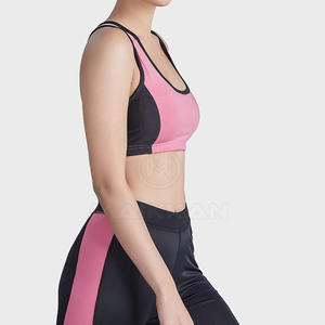 Soutien-gorge de sport léger, respirant, à séchage rapide et antibactérien pour femmes, en Spandex/Polyester, tissu personnalisable, grandes tailles, vente en gros - Product Image 5