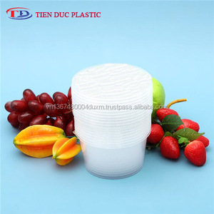 <b>Plastic</b> PP Microwavable Modern Food <b>Container</b> <b>Lid</b> 0-1L Capacity for Storage Takeout Use Injection Molded Transparent Design - Product Image 5