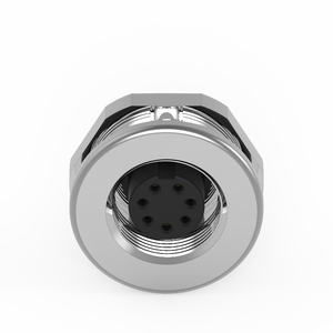 Connecteurs étanches Nian-Yeong WP-07F2-20-11 M9 7 broches femelles à verrouillage arrière IP67 de type à souder pour diverses applications - Product Image 3