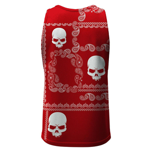 2023 Custom Floral Tropical Printed Gym Sports <b>Tank</b> <b>Top</b> Long Athletic Mesh Singlets Wholesale Sublimation Woven Fabric - Product Image 4