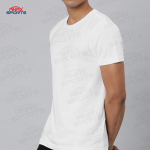 Camiseta y pantalones cortos de punto de algodón de verano 100% para hombre, chándal de patrón sólido, peso de tela de 220 gramos - Product Image 4