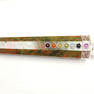Buy Online Unakite Point Healing Wands : Unakite Point Healing Wands for Sale - Product Image 1