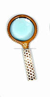 Loupe multi-type pour la lecture Loupe de poche à main en PVC Loupe de bijoutier numérique en bois et acrylique
