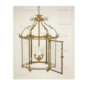 Farol Colgante de Hierro en Color Dorado y Negro, Diseño Maravilloso para Iluminación y Decoración - Product Image 6