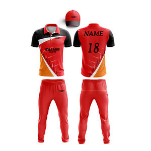 Kit de uniforme de cricket personalizable con Camiseta y pantalón coloridos Múltiples opciones de diseño - Product Image 3