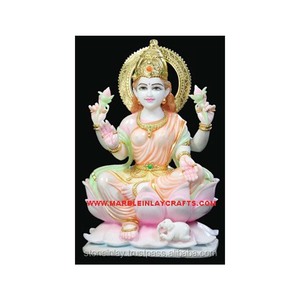 Marble Lakshmi <b>Statue</b> - Product Image 1