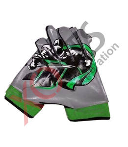 สีดำไรเดอร์ที่กำหนดเองอเมริกันถุงมือฟุตบอล - Product Image 3