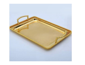 Vintage Selling Brass Serving Tray Vintage Customized Style Dining <b>Restaurant</b> and <b>Hotel</b> <b>Supplies</b> High Quality Luxury Brass Tray - Product Image 2