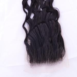 Meilleure qualité 100% Remy cheveux fermeture pas cher indien cheveux bruts avec mince Transparent pour dentelle frontale et cheveux de trame assortis - Product Image 4