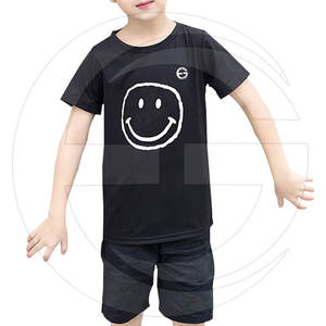 เสื้อยืดแขนสั้นคอกลมสำหรับเด็ก,เสื้อยืดเด็กสำหรับฤดูร้อน - Product Image 4