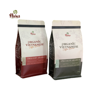 Granos de café tostado Arábica de Vietnam, tostado oscuro, rico aroma de fruta lista, 0,25 kg, 100% crepúsculo Arábica - Product Image 5