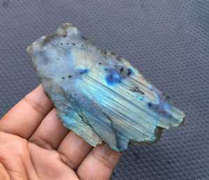 Pierre naturelle brute de Labradorite, spécimen non traité, pièce Unique de Collection de pierres de jardin - Product Image 4