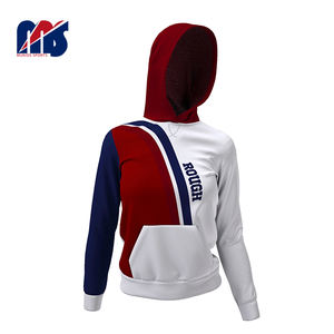 Sweat à capuche blanc pour femme en coton à manches longues avec fermeture éclair et logo personnalisé de haute qualité pour vêtements de sport épaule unie décontractée - Product Image 6