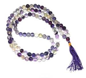 Cuentas japonesas talladas de ágata multicolor |   Piedra Preciosa del Amor Feng Shui - Product Image 1