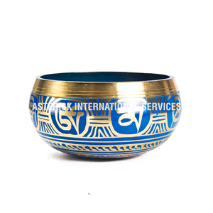 Bol de chant en cristal de grande qualité, 5 pouces, méditation tibétain, Logo personnalisé bouddhiste, en métal, décoration et cadeau de vacances, NP - Product Image 1