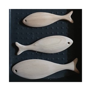 Poisson en bois de la meilleure qualité, fabriqué au Vietnam, bois naturel, sûr pour les enfants, pour la maison et le restaurant, décoration - Product Image 6