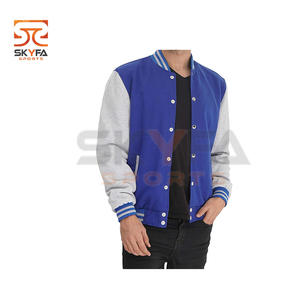 Veste homme hiver XL Varsity Bomber Flight Baseball à capuche col léger Letterman épaule manche - Product Image 3