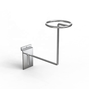 Slatwall Thép Chrome giá kệ Nắp hiển thị tường hat chủ cho slat - Product Image 1