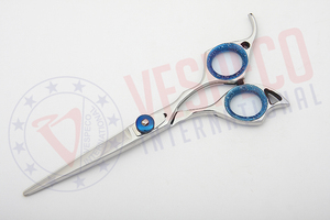 Ciseaux de coiffure de salon professionnel lame en acier inoxydable avec pointe pointue ciseaux de cheveux de beauté réglables - Product Image 2