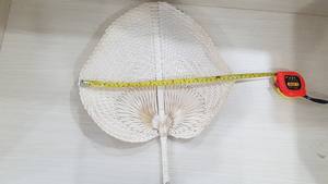 Diversity Design Bamboo Hand Fan Hot <b>Sale</b> Handwoven <b>Straw</b> Cane Rattan Raffia Fan - Product Image 4