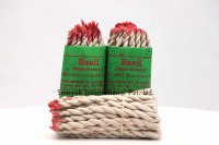 Encens en corde tibétaine écologique d'aromathérapie, bois de santal, rose, thé, fait main, Newa Dhoop, pour usage religieux, domestique et médical